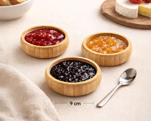3-Teiliges Bambus Schalen-Set