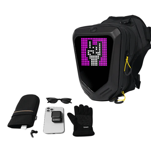 LED Pixel Beintasche