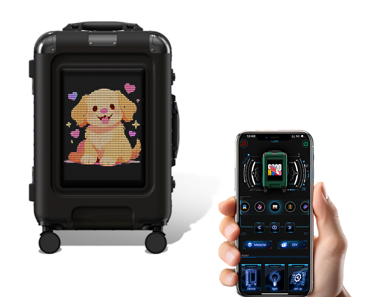 LED Koffer mit Display (42L)