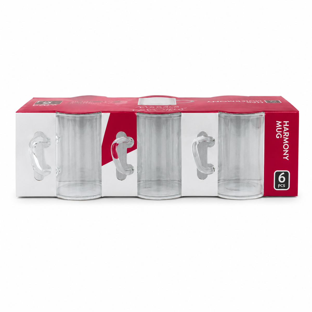 Harmony Mug – 6-teiliges Glastassen-Set