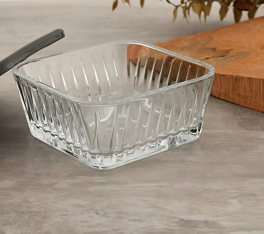 Pasabahce Frezya Glasschalen mit Deckel 4er Set